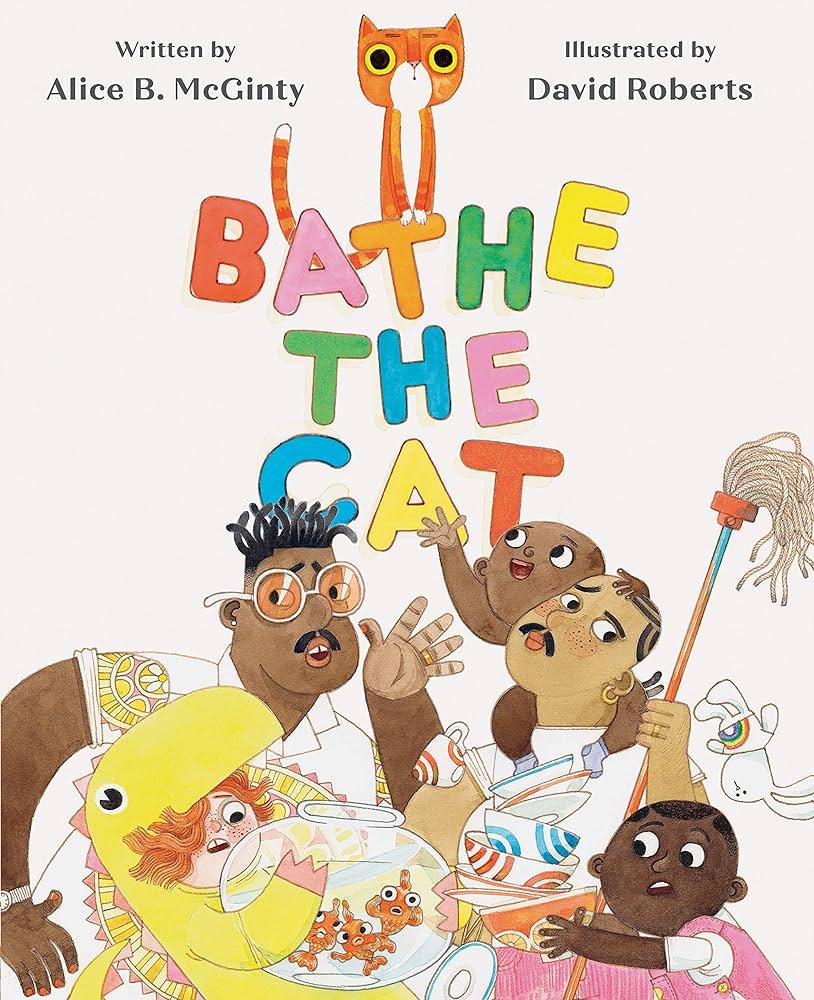 Cover of the picture book "Bathe the Cat"